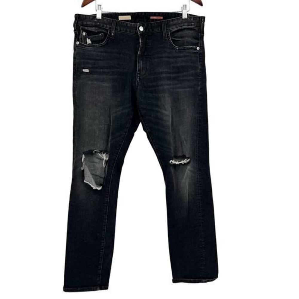 Anthropologie Pilcro & The Letterpress the relaxed straight distressed jeans 32